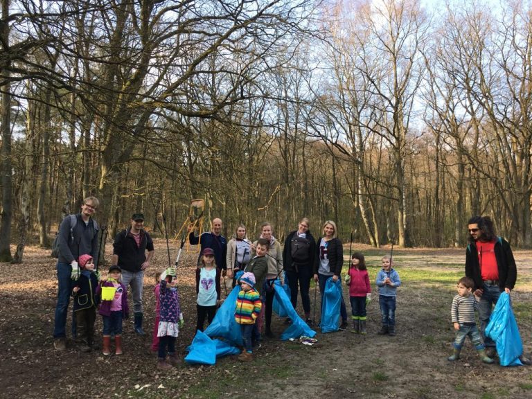 Waldkindergarten Buxtehude / Ottensen macht mit bei Sauberhaftes